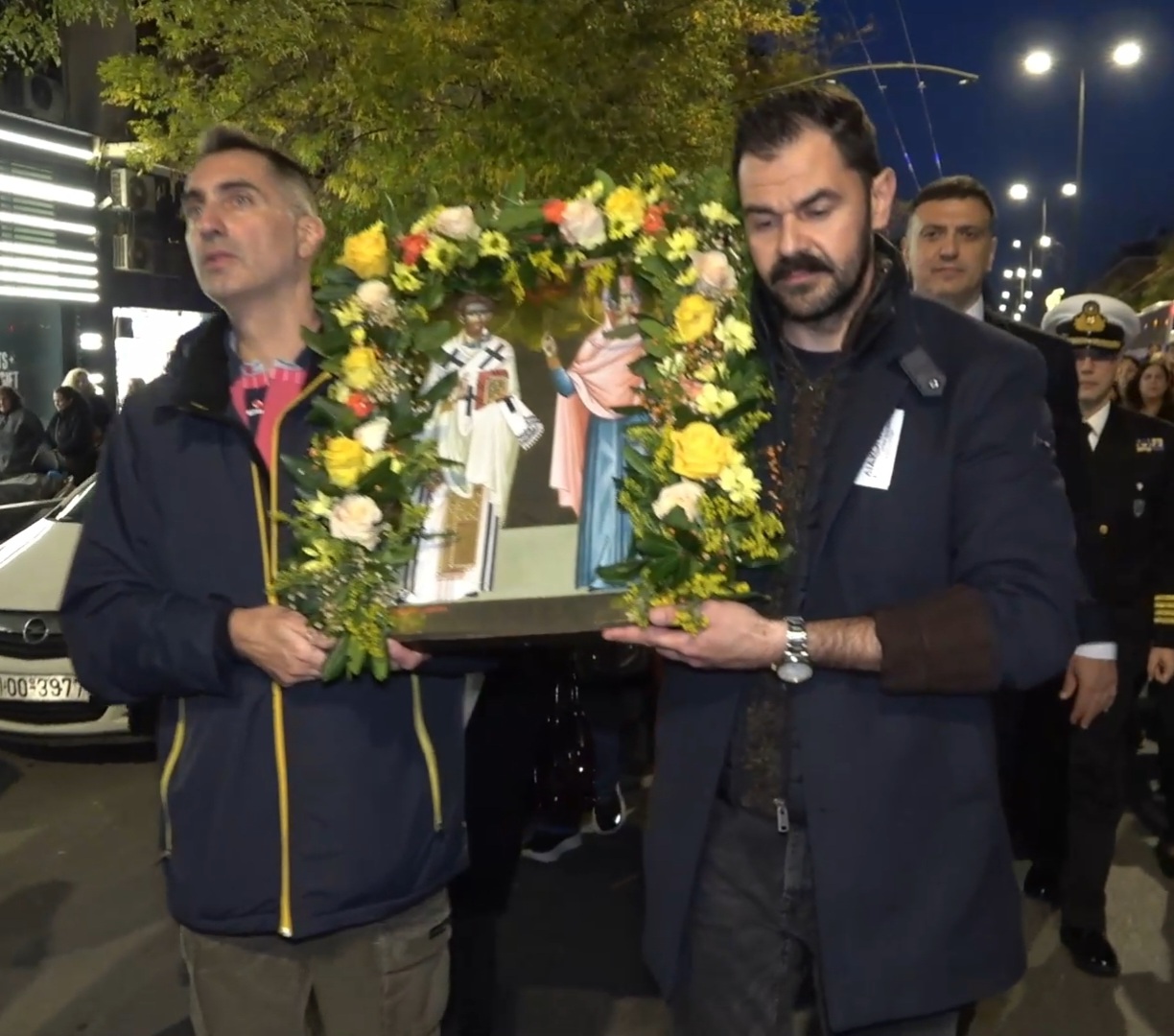 Περιφορά εικόνας Αγίου Ελευθερίου Αχαρνών main image