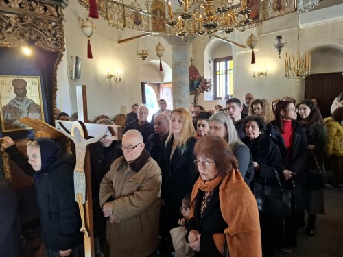 Η Θ. Λειτουργία του Αγίου Ιακώβου του Αδελφοθέου στην Ι.Μ. Μεταμορφώσεως του Σωτήρος Κύμης gallery image 11