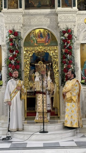 Αρχιερατικό Συλλείτουργο και Λιτανεία σκηνώματος επί τη εορτεί του Αγίου Ιωάννου του Ρώσου gallery image 17