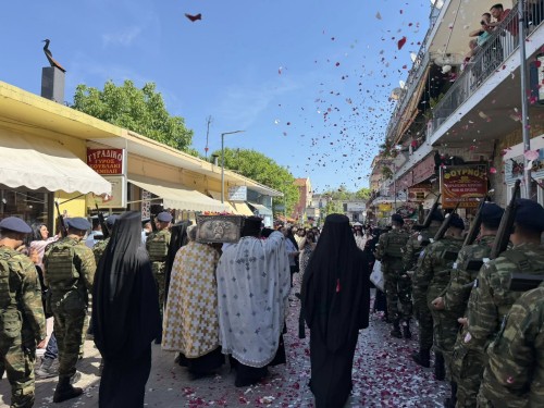Αρχιερατικό Συλλείτουργο και Λιτανεία σκηνώματος επί τη εορτεί του Αγίου Ιωάννου του Ρώσου gallery image 51