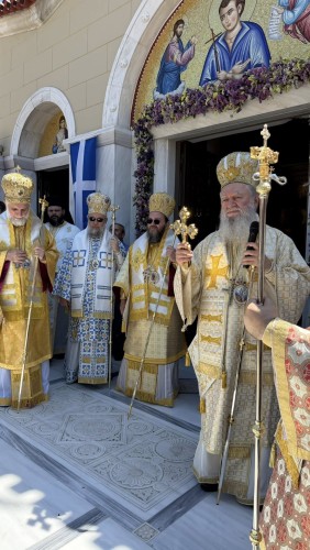 Αρχιερατικό Συλλείτουργο και Λιτανεία σκηνώματος επί τη εορτεί του Αγίου Ιωάννου του Ρώσου gallery image 63